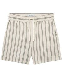 Les Deux - Lawson Stripe Shorts - Lyst