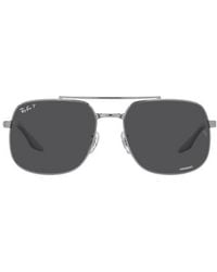 Ray-Ban - 56Mm Polarized Square Sunglasses - Lyst