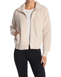 zella cozy up bomber jacket