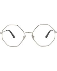 Chloé - Core 53Mm Rectangular Optical Glasses - Lyst