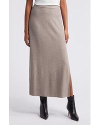 Halogen® - Rib Sweater Skirt - Lyst