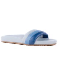 Seychelles Leather Low Key Glow Up Slide in Blush Leather (Pink 