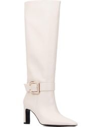 TORGEIS - Tall Faux Leather Buckle Boots - Lyst