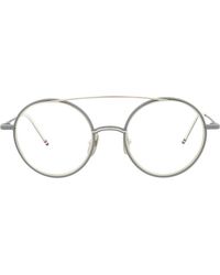 Thom Browne - 50Mm Round Optical Frames - Lyst
