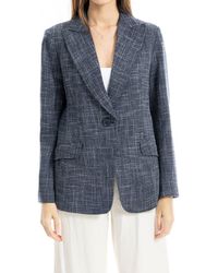 Max Studio - One Button Blazer - Lyst
