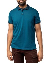 Xray Jeans - Contrast Collar Piqué Polo Shirt - Lyst