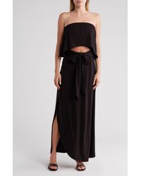 Go Couture - Front Cutout Maxi Dress - Lyst