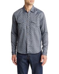 Corridor NYC - Overshot Check Western Button-up Shirt - Lyst