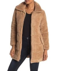 lucky brand missy short faux fur jacket