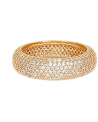 Nordstrom - Pavé Cubic Zirconia Eternity Band Ring - Lyst