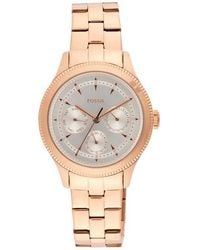 Fossil - Brynn Crystal Embellished Quartz Bracelet Watch, 38Mm - Lyst