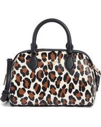Kate Spade - Madison Spotted Leopard Small Duffle Crossbody Bag - Lyst