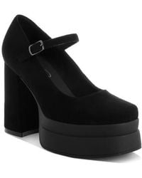 LONDON RAG - Kenny Mary Jane Platform Pump - Lyst