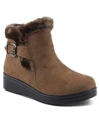 Flexus by Spring Step - Santuzza Waterproof Faux Fur Winter Boot - Lyst