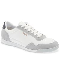 BOSS - Titanium Low Top Sneaker - Lyst