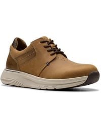 Clarks - Leather Debry Sneakers With Contoured Footbed - Lyst