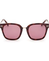 Tom Ford - 68mm Oversize Square Sunglasses - Lyst