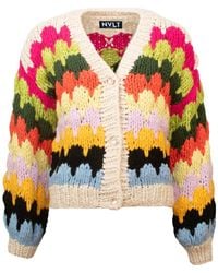 NVLT - Button Front Cardigan - Lyst