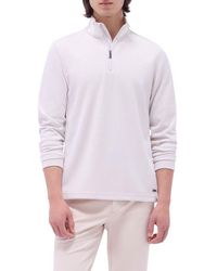 Bugatchi - Quarter Zip Performance Pullover - Lyst