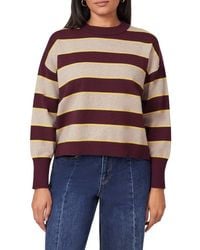 Scotch & Soda - Stripe Crop Sweater - Lyst