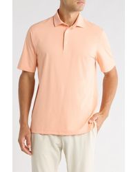 Greg Norman - Tournament Textured Solid Knit Polo - Lyst