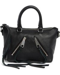 Rebecca Minkoff - Micro Moto Leather Satchel - Lyst