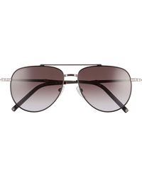 Ferragamo - Salvatore 58mm Aviator Sunglasses - Lyst