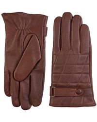 Bruno Magli - Touch Tech Cashmere Lined Leather Gloves - Lyst