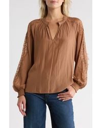 Ramy Brook - Agatha Lace Trim Top - Lyst