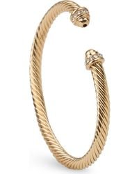 Saachi - Iconic Cable Statement Cuff Bracelet - Lyst