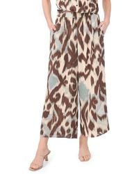 Halogen® - Crinkle Wide Leg Pants - Lyst