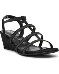 Anne Klein - Bijou Strappy Wedge Sandal - Lyst