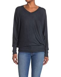 Go Couture - V-Neck Dolman Sleeve Pullover - Lyst