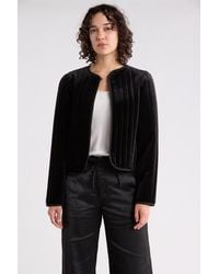 Sanctuary - Quilted Velvet Jacket - Lyst