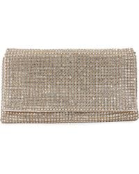 BERNESS - Large Rhinestone Embellished Clutch - Lyst