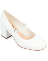 Journee Collection - Faux Leather Mary Jane Pumps - Lyst