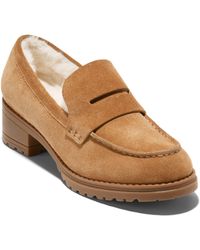 Cole Haan - Camea Lug Sole Penny Loafer - Lyst
