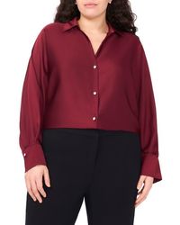 Halogen® - Charmeuse Button-Up Shirt - Lyst