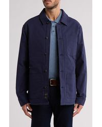 Jachs New York - Wooster Stretch Cotton Canvas Chore Jacket - Lyst