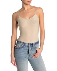 Only Hearts Metallic Jersey Low Back Bodysuit