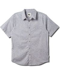 Quiksilver - Ritz Short Sleeve Button-Up Shirt - Lyst