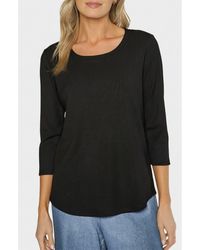 Matty M - Sammie Three Quarter Sleeve Top - Lyst