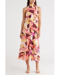 Sam Edelman - High Neck Maxi Dress - Lyst