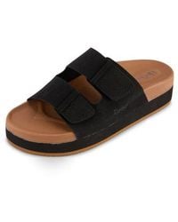 FLOOPI - Double Strap Platform Slide Sandal - Lyst