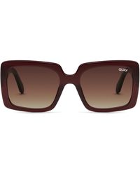 Quay - X Paris Total Vibe 54mm Square Sunglasses - Lyst