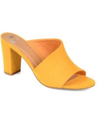 Journee Collection - Allea Block Heel Mule - Lyst