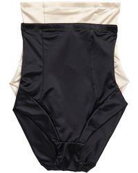 Nicole Miller - Micro 2-pack Assorted High Waist Shaping Briefs - Lyst