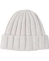 Sofiacashmere - Cable Stitch Cuffed Cashmere Beanie - Lyst