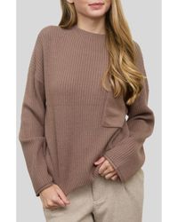 Blu Pepper - Mock Neck Long Sleeve Sweater - Lyst