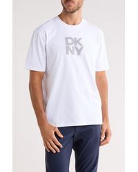 DKNY - Dorsey Dot Graphic T-Shirt - Lyst